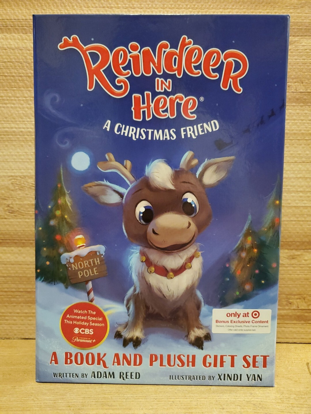 Reindeer In Here A Christmas Friend Book and Plush Gift Set Target Exclusive